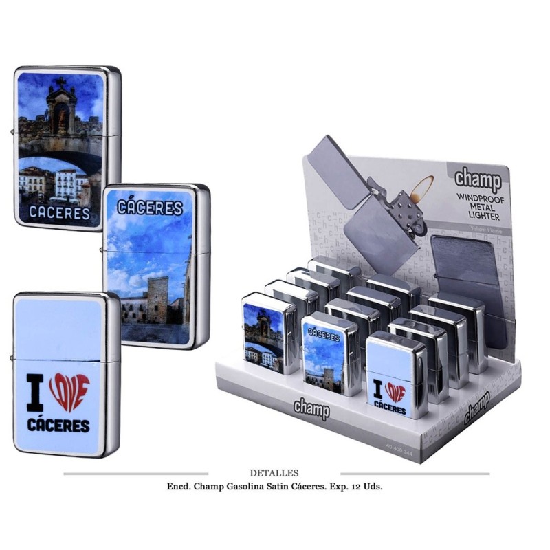 ENCD. CHAMP GASOLINA SATIN CACERES 12 UDS
