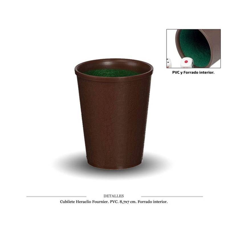 CUBILETE H. FOURNIER PVC FORRADO