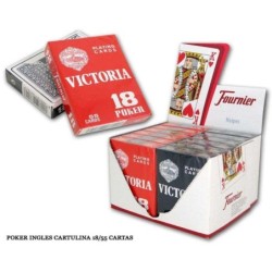 BARAJA P INGLES CARTULINA 18/55 12 UDS