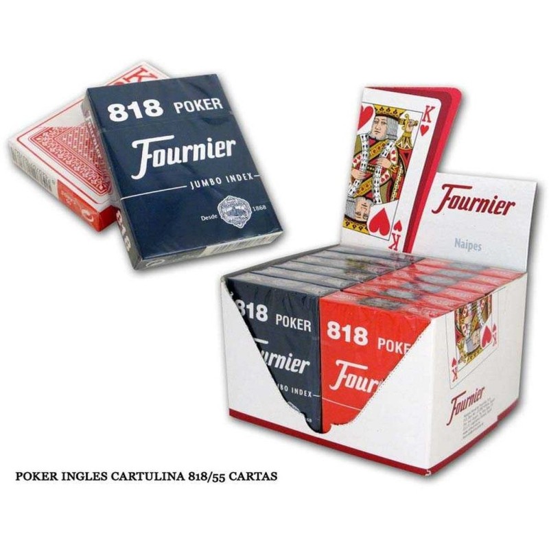 BARAJA P INGLES CARTULINA 818/55 12 UDS