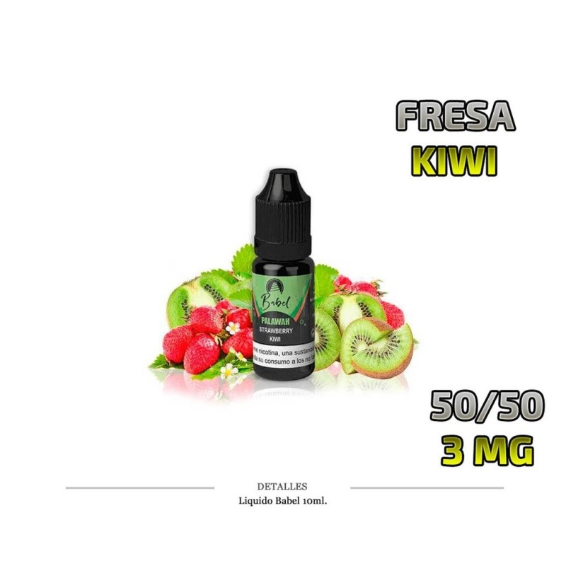 E-LIQUID BABEL PALAWAH FRESA KIWI 3MG 10ML