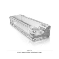 CENICERO PURO CRISTAL 20X6X3,5 CM 1 UD