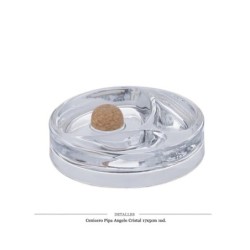 CENICERO PIPA ANGELO CRISTAL 17X5CM 1 UD