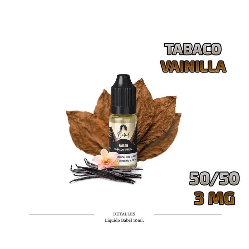 E-LIQUID BABEL SAIGON TABACO VAINILLA 3MG 10ML