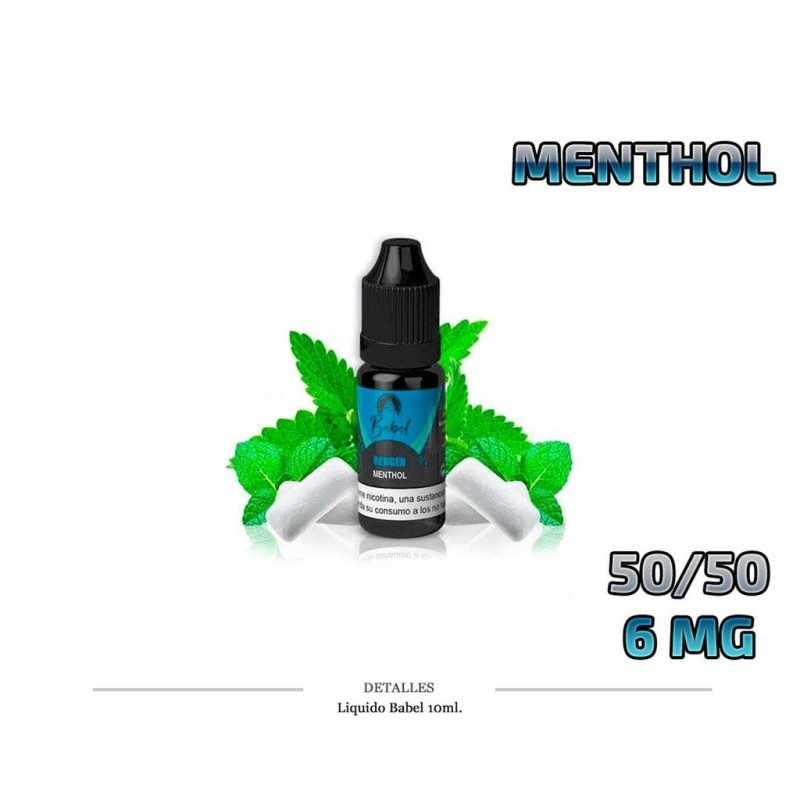 E-LIQUID BABEL BERGEN MENTHOL 6MG 10ML