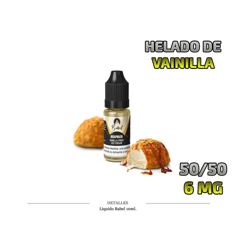 E-LIQUID BABEL ACAPULCO HELADO DE VAINILLA 6MG 10ML