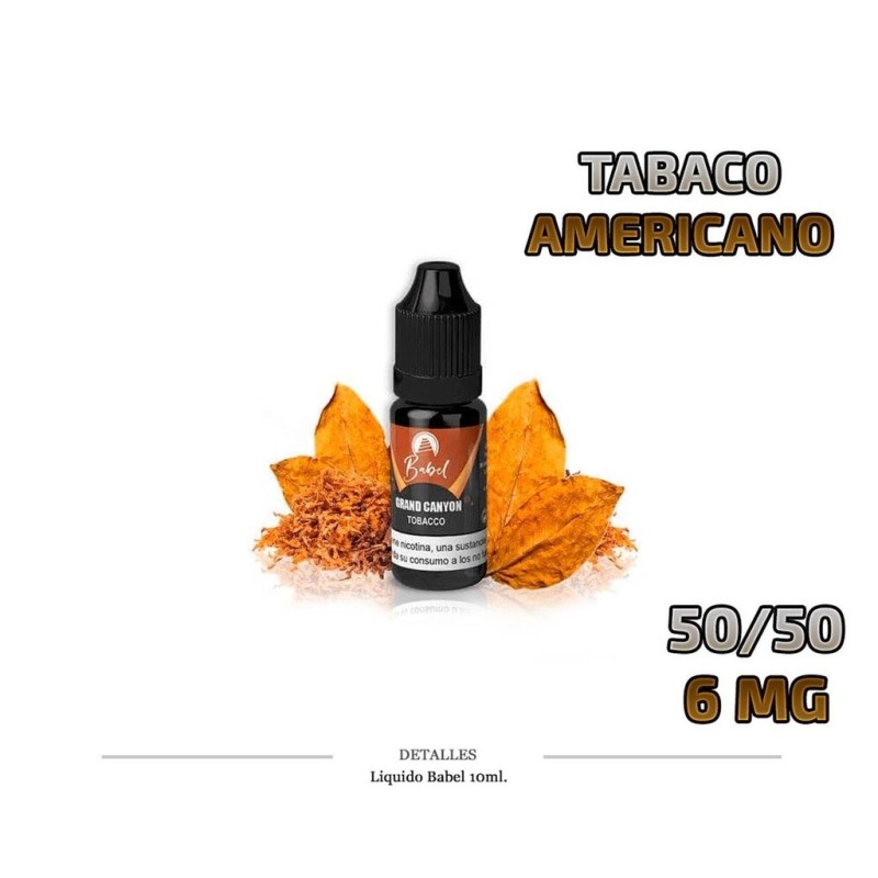E-LIQUID BABEL GRAND CANYON TABACO 6MG 10ML