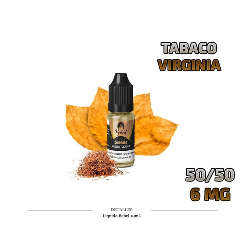 E-LIQUID BABEL COLORADO TABACO VIRGINIA 6MG 10ML