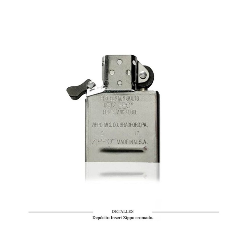 DEPOSITO ZIPPO CROMADO GRANDE