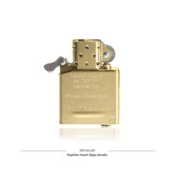 DEPOSITO ZIPPO DORADO GRANDE