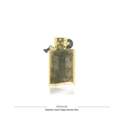 DEPOSITO ZIPPO DORADO SLIM PEQUEÑO
