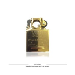 DEPOSITO ZIPPO PIPA DORADO GRANDE