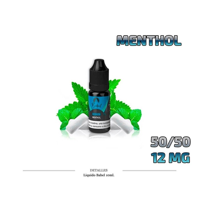E-LIQUID BABEL BERGEN MENTHOL 12MG 10ML