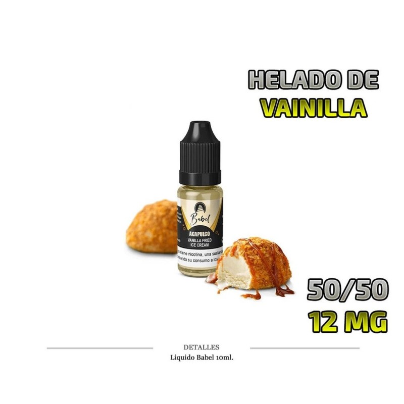 E-LIQUID BABEL ACAPULCO HELADO DE VAINILLA 12MG 10ML