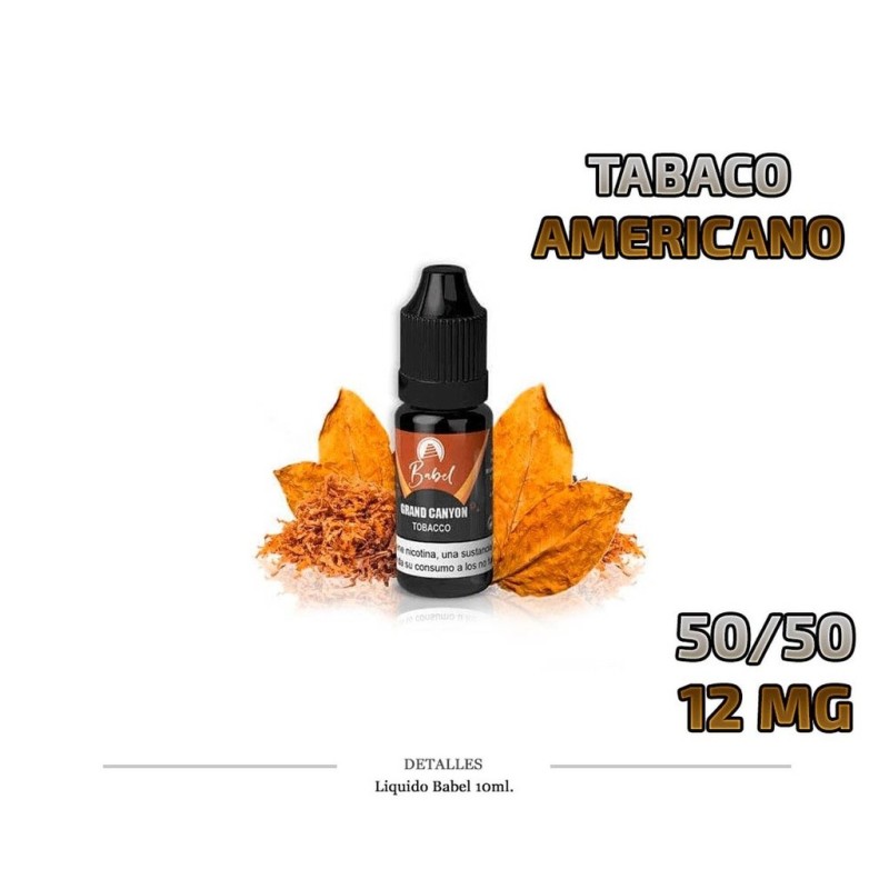E-LIQUID BABEL GRAND CANYON TABACO 12MG 10ML