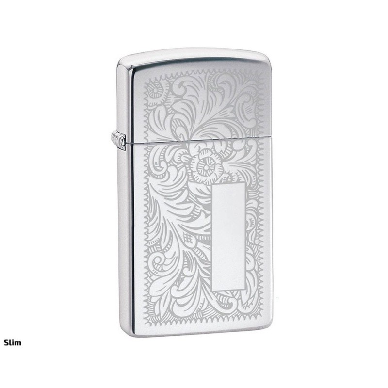 ZIPPO MD. 1652 SLIM CROMADO VENETIAN