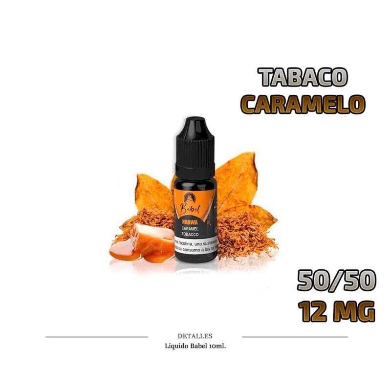 E-LIQUID BABEL NAHWA TABACO CARAMELO 12MG 10ML