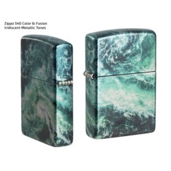 ZIPPO MD. 48621 540 COLOR TUMBLED CHROME