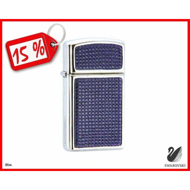 ZIPPO MD. SWAROVSKI VIOLETA SLIM