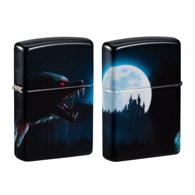 ZIPPO MD.49352 HORROR WOLF DESIGN