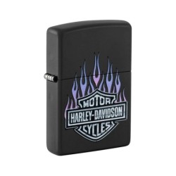 ZIPPO MD.218 HARLEY BLACK MATTE