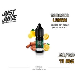 E-LIQUID JUST JUICE SALT TOBACCO LEMON 11MG 10ML