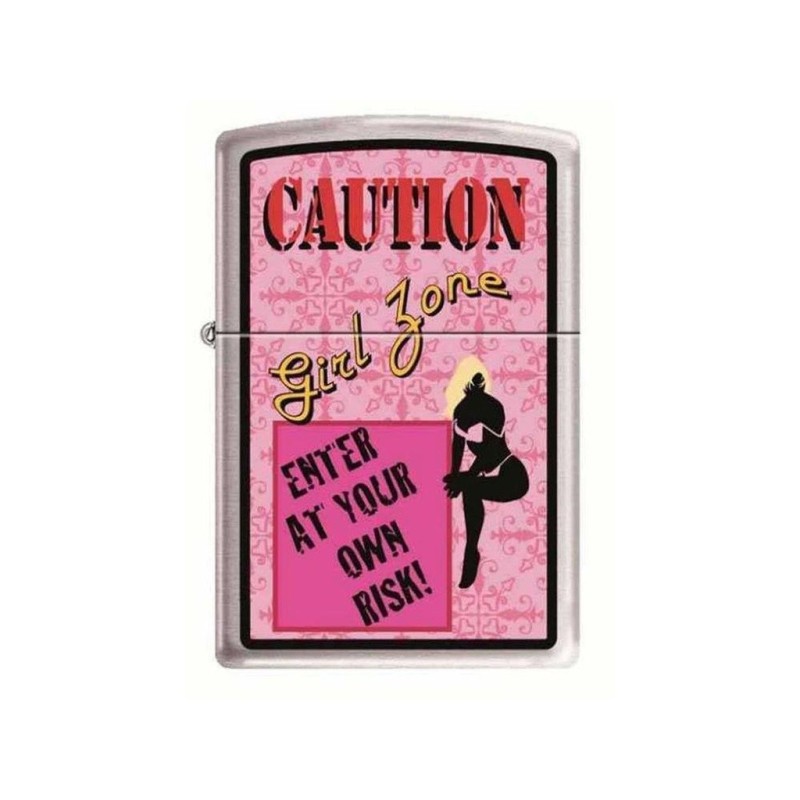 ZIPPO MD. 200 CAUTION GIRL ZONE