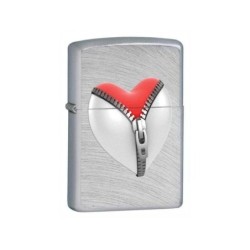 ZIPPO MD. 28327 HEART WITH ZIPPER