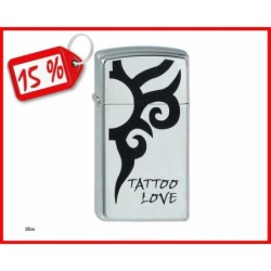 ZIPPO MD. 1610 SLIM TATTOO LOVE