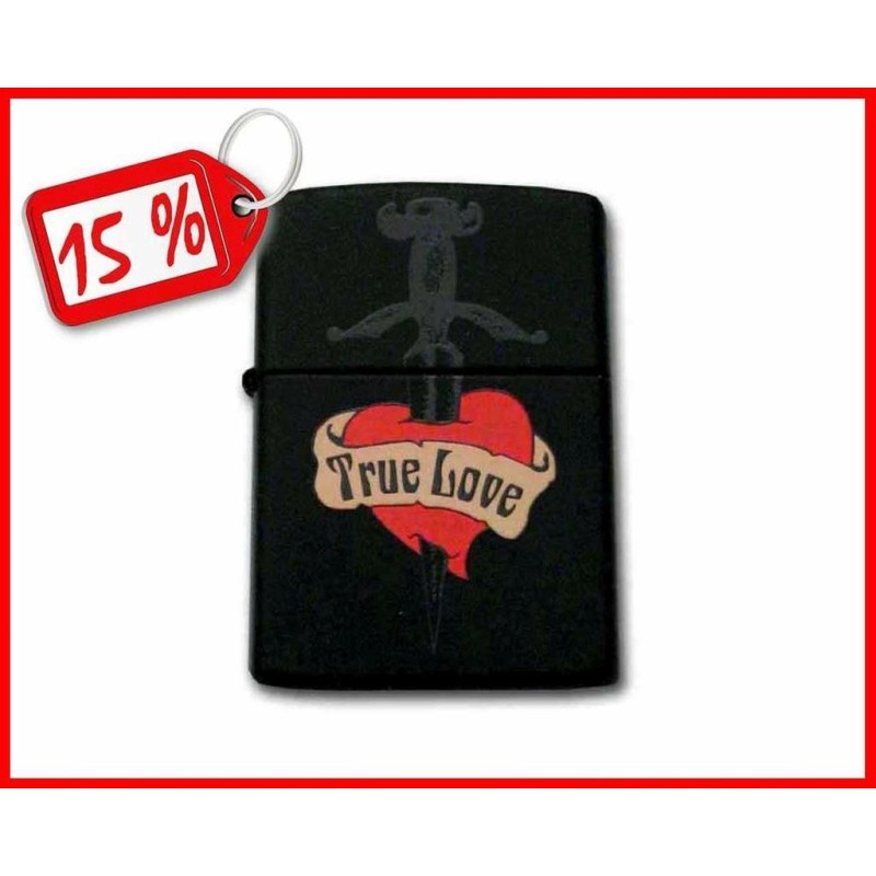 ZIPPO MD. 218 TRUE LOVE W/SWOR