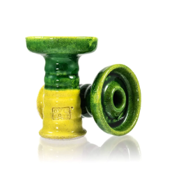 Cazoleta Overdozz Premium verde y amarilla
