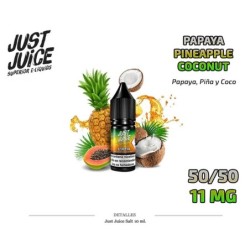 E-LIQUID JUST JUICE SALT PAPAYA PINEAPPLE COCONUT 11MG 10ML