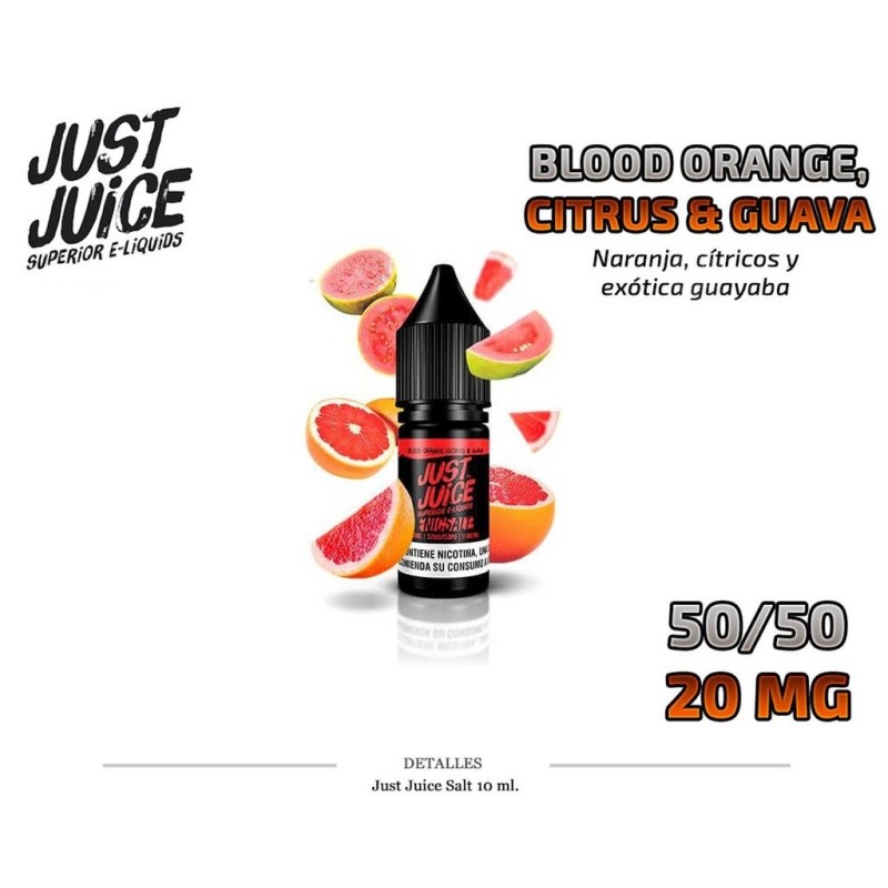 E-LIQUID JUST JUICE SALT ORANGE CIT.&GUAV 20MG 10ML