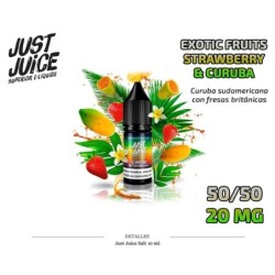 E-LIQUID JUST JUICE SALT STRAWB.&CURUBA 20MG 10ML