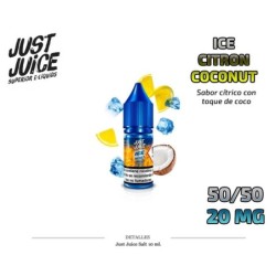 E-LIQUID JUST JUICE SALT CITRON COCONUT ICE 20MG 10ML