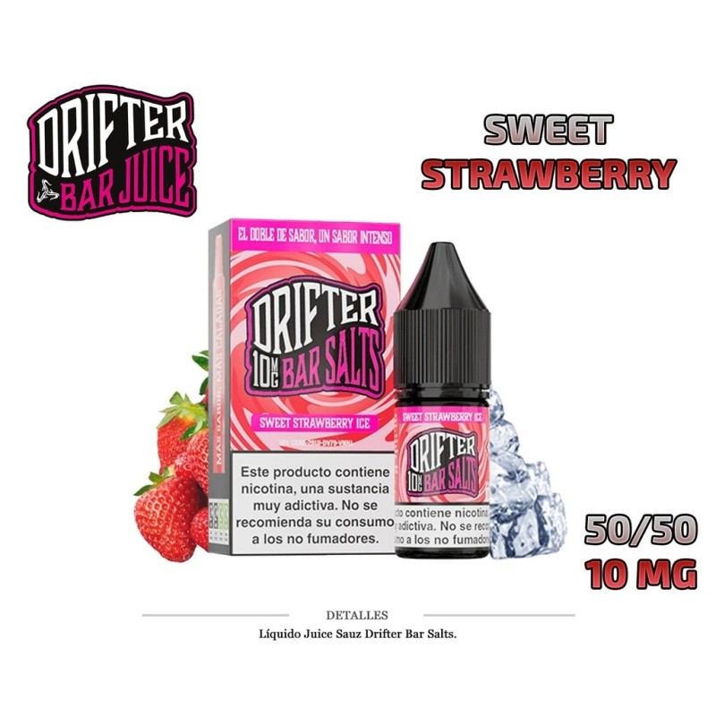 E-LIQUID DRIFTER SALT SWEET STRAWBERRY 10MG 10ML