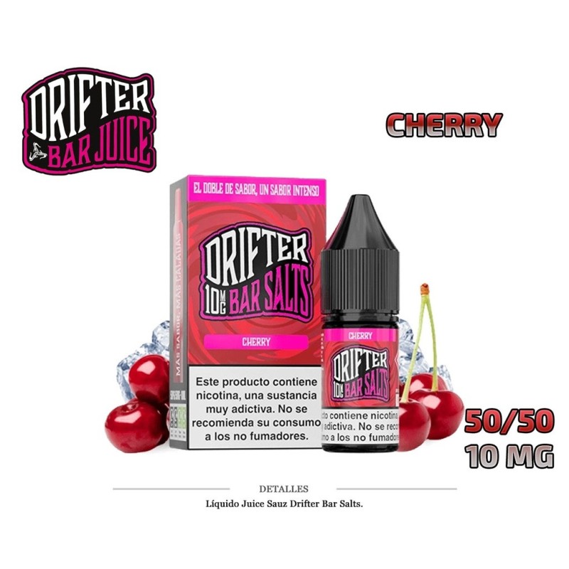 E-LIQUID DRIFTER SALT CHERRY 10MG 10ML