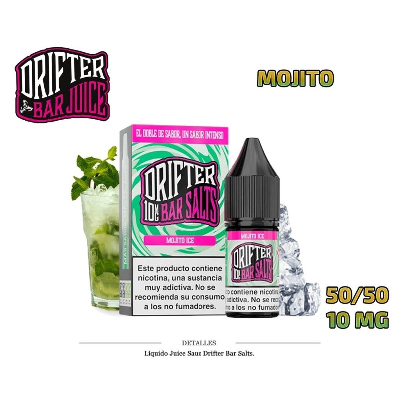 E-LIQUID DRIFTER SALT MOJITO 10MG 10ML