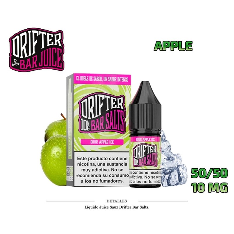 E-LIQUID DRIFTER SALT APPLE 10MG 10ML