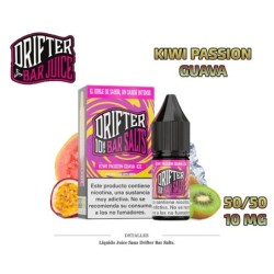 E-LIQUID DRIFTER SALT KIWI PASSION GUAVA 10MG 10ML