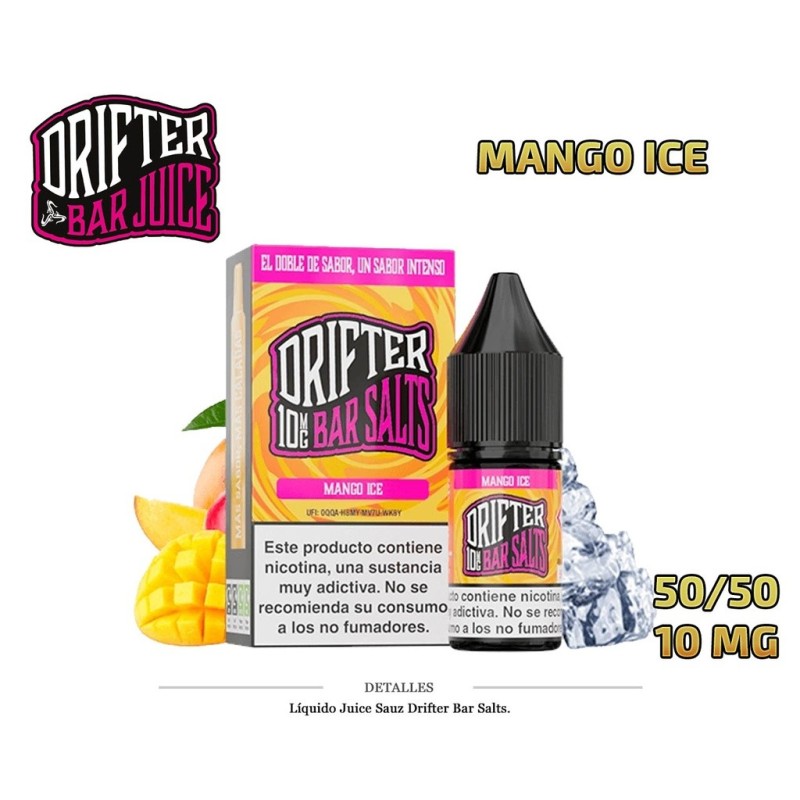 E-LIQUID DRIFTER SALT MANGO 10MG 10ML