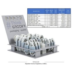 EXP. GROOVY CARGADORES 29 PCS Y CABLES