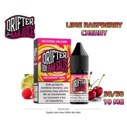 E-LIQUID DRIFTER SALT LIME RASPBERRY CHERRY 10MG 10ML