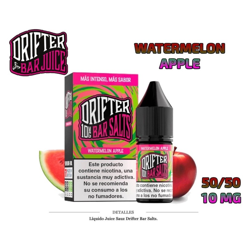 E-LIQUID DRIFTER SALT WATERMELON APPLE 10MG 10ML