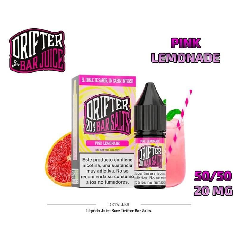 E-LIQUID DRIFTER SALT PINK LEMONADE 20MG 10ML