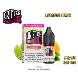 E-LIQUID DRIFTER SALT LEMON LIME 20MG 10ML
