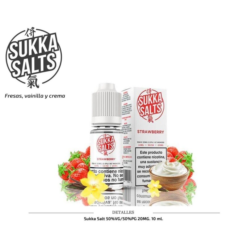 SUKKA SALT STRAWBERRY 20MG 10ML