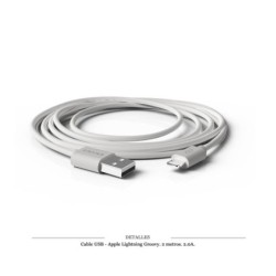 CABLE GROOVY USB - APPLE 2M 2.0A