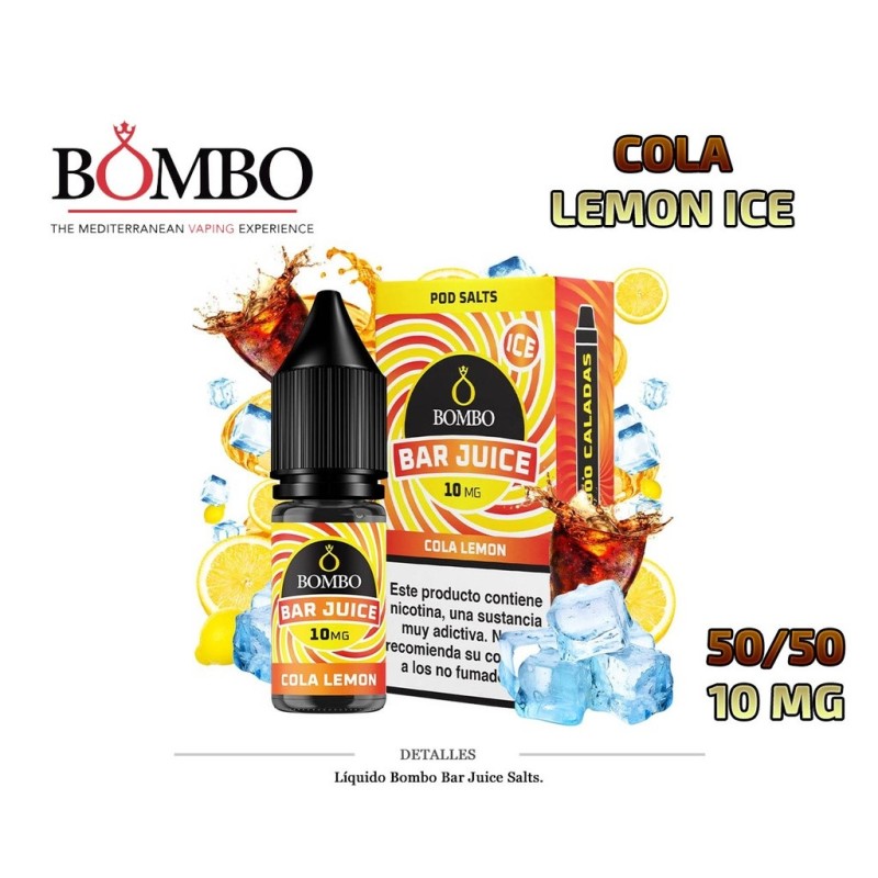E-LIQUID BOMBO COLA LEMON ICE 10MG 10ML