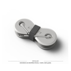 AURICULARES GROOVY CON MICRO JACK 3.5 MM 1M